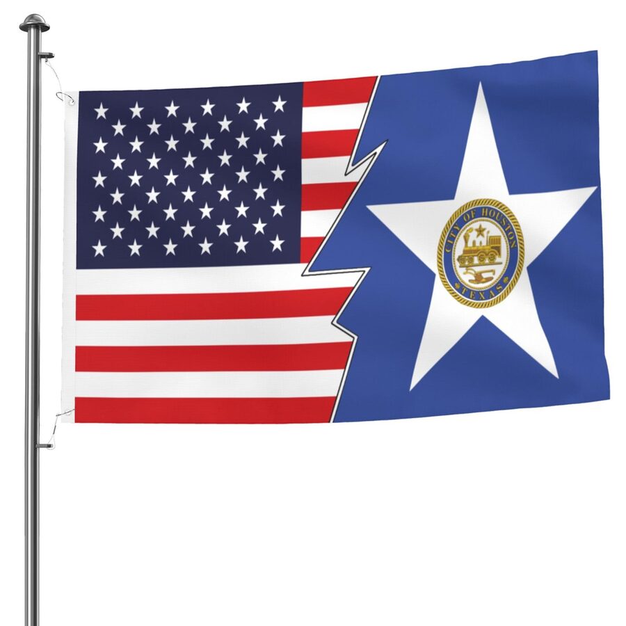 USA and Texas flags